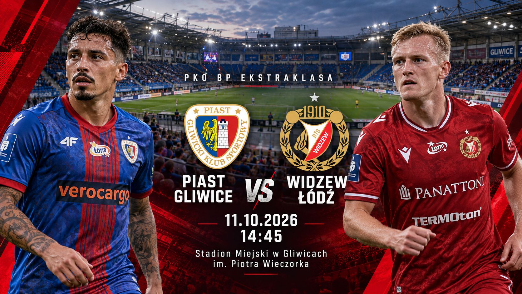 Widzew szuka przełamania w Gliwicach. Na drodze łodzian stanie zespół Daniela Myśliwca
