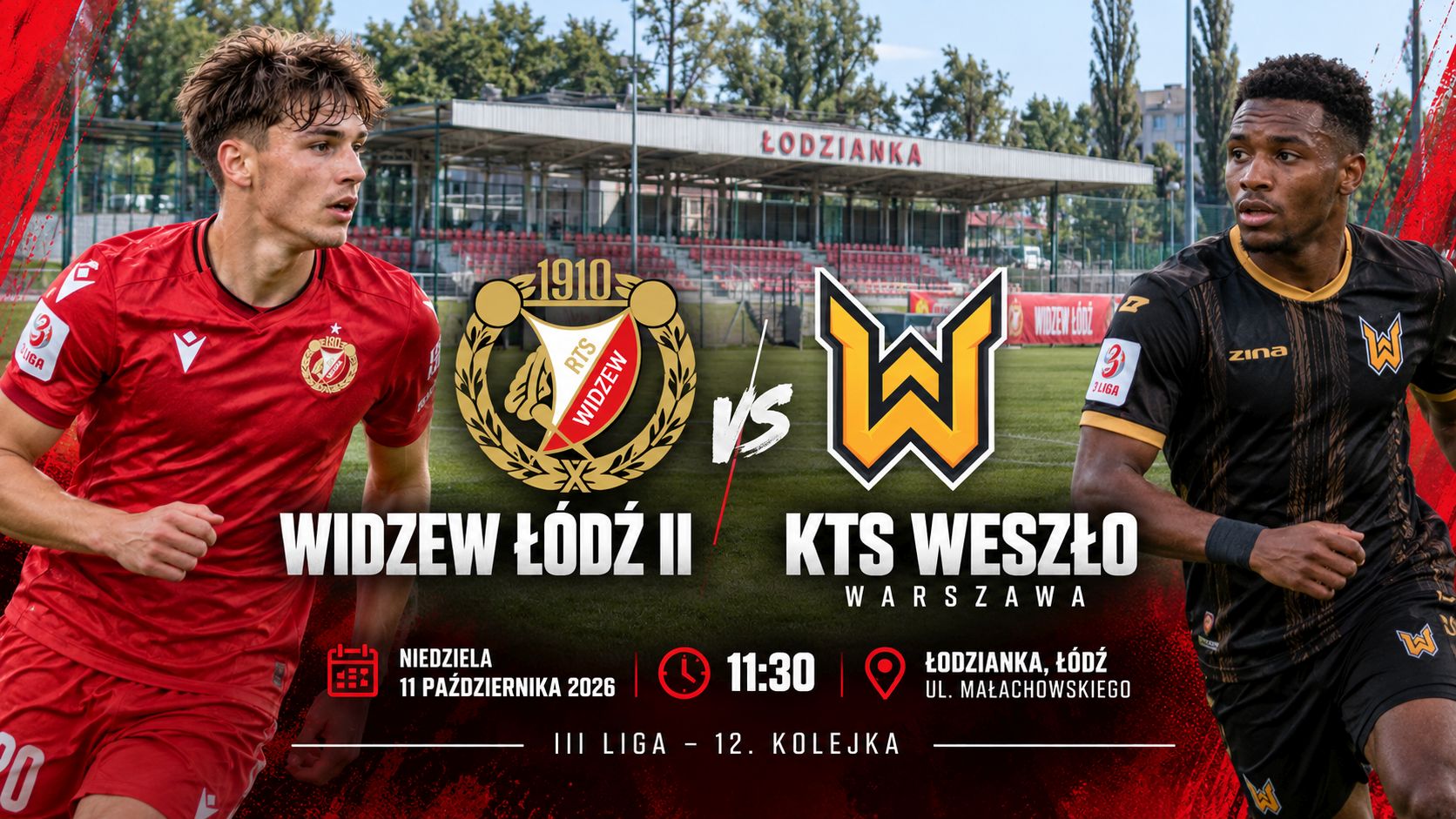 Lider III ligi przyjedzie na Łodziankę. Rezerwy Widzewa przed wymagającym sprawdzianem