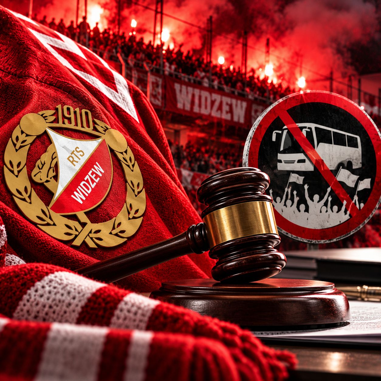 Widzew bez zorganizowanego dopingu na wyjeździe. Klub zapłaci 50 tys. zł