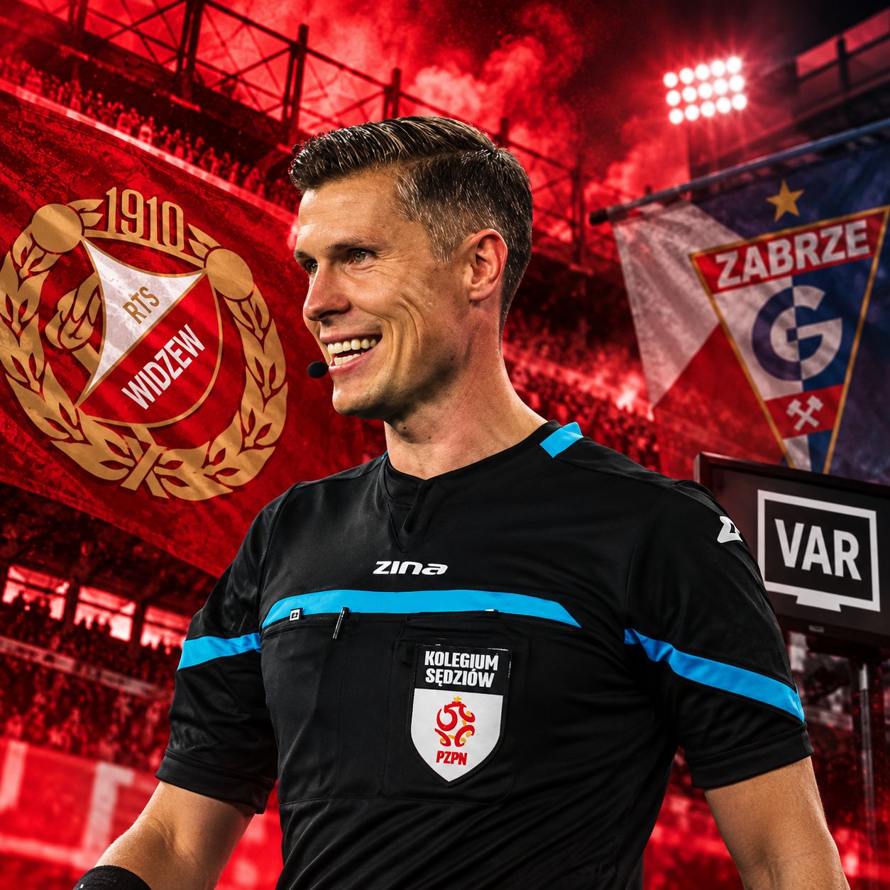 Karol Arys sędzią meczu Widzew - Górnik